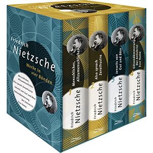 Nietzsche, Friedrich Friedrich Nietzsche, Werke in vier Bänden (Menschliches, Allzu Menschliches Also sprach Zarathustra Jenseits von Gut und Böse Götzendämmerung/Der Antichrist/Ecce Homo) (4 Bände im Schuber) Nietzsche, Friedrich Friedrich Nietzsche, Werke in vier Bänden (Menschliches, Allzu Menschliches Also sprach Zarathustra Jenseits von Gut und Böse Götzendämmerung/Der Antichrist/Ecce Homo) (4 Bände im Schuber)
