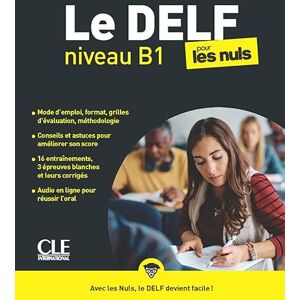 Delcambre, Fabien Le Delf pour les nuls Niveau B1 Livre + Audio téléchargeable en ligne (Delf for Dummies) Delcambre, Fabien Le Delf pour les nuls Niveau B1 Livre + Audio téléchargeable en ligne (Delf for Dummies)