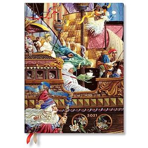 Paperblanks 12 Month Planners 2021 Maiden Voyage Horizontal Ultra (180 × 230 mm), DE6870-9 Paperblanks 12 Month Planners 2021 Maiden Voyage Horizontal Ultra (180 × 230 mm), DE6870-9