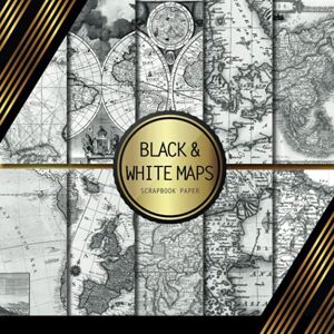 Palomino, Peyton Scrapbook Paper: Black & White Maps: Double Sided Craft Paper For Card Making, Origami & DIY Projects Decorative Scrapbooking Paper Pad Palomino, Peyton Scrapbook Paper: Black & White Maps: Double Sided Craft Paper For Card Making, Origami & DIY Projects Decorative Scrapbooking Paper Pad