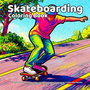 Arts, Life Skateboarding Coloring Book: Easy Skateboard Designs for Adults and Teens, Fun Urban Street Scenes, Creative Sport Activity, Relaxing Outdoor Action, Stress Relief Art Pages Arts, Life Skateboarding Coloring Book: Easy Skateboard Designs for Adults and Teens, Fun Urban Street Scenes, Creative Sport Activity, Relaxing Outdoor Action, Stress Relief Art Pages