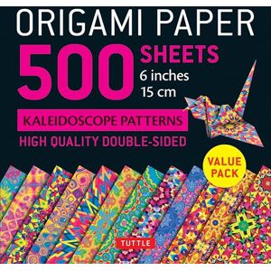 Tuttle Publishing Origami Paper 500 Sheets Kaleidoscope Patterns 6 Inch (15 Cm): Tuttle Origami Paper: Double-Sided Origami Sheets Printed with 12 Different Designs (Instructions for 6 Projects Included) Tuttle Publishing Origami Paper 500 Sheets Kaleidoscope Patterns 6 Inch (15 Cm): Tuttle Origami Paper: Double-Sided Origami Sheets Printed with 12 Different Designs (Instructions for 6 Projects Included)