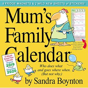 WORKMAN Mum's Family Calendar Wall Calendar 2020 WORKMAN Mum's Family Calendar Wall Calendar 2020