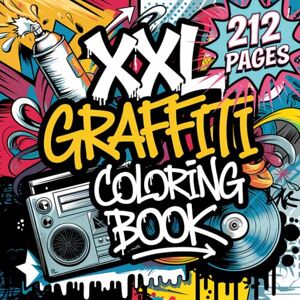 Calishchick, Qba XXL Fat Line Graffiti Coloring Book for Adults & Teens: A Super-Sized Urban Art Experience Packed with Street-Style Designs and Real Graffiti Facts Calishchick, Qba XXL Fat Line Graffiti Coloring Book for Adults & Teens: A Super-Sized Urban Art Experience Packed with Street-Style Designs and Real Graffiti Facts