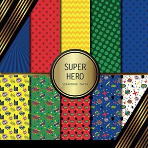 Palomino, Peyton Super Hero Scrapbook Paper: Double Sided Craft Paper 20 Sheets, 8.5 x 8.5 inches, Multicolor, Square, Smooth Finish Perfect for Scrapbooking, Card Making, Origami & DIY Projects Palomino, Peyton Super Hero Scrapbook Paper: Double Sided Craft Paper 20 Sheets, 8.5 x 8.5 inches, Multicolor, Square, Smooth Finish Perfect for Scrapbooking, Card Making, Origami & DIY Projects