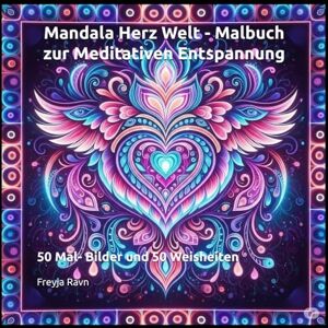 Ravn, Prof. Dr. Freyja Mandala Herz Welt Malbuch zur Meditativen Entspannung: 50 Mal- Bilder und 50 Weisheiten (Die Malbuch Serie – Entspannung & Kreativität für Kinder und Erwachsene) Ravn, Prof. Dr. Freyja Mandala Herz Welt Malbuch zur Meditativen Entspannung: 50 Mal- Bilder und 50 Weisheiten (Die Malbuch Serie – Entspannung & Kreativität für Kinder und Erwachsene)