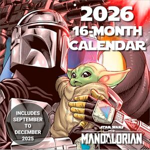 The Mandalorian 2026 Square Calendar The Mandalorian 2026 Square Calendar