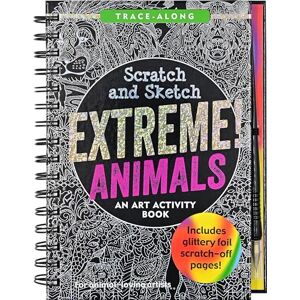 Peter Pauper Press Scratch & Sketch Extreme Animals (Trace Along): An Art Activity Book Peter Pauper Press Scratch & Sketch Extreme Animals (Trace Along): An Art Activity Book