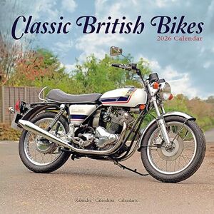 Avonside Publishing Ltd Classic British Bikes 2026 Calendar Square Wall Calendar Motorcycle Gift Plastic Free Packaging by Avonside Publishing Avonside Publishing Ltd Classic British Bikes 2026 Calendar Square Wall Calendar Motorcycle Gift Plastic Free Packaging by Avonside Publishing