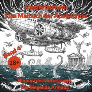 Dzaferi, Agim Panzerbestien: Das Malbuch der Apokalypse: Himmel des Untergangs: Die fliegende Armada Dzaferi, Agim Panzerbestien: Das Malbuch der Apokalypse: Himmel des Untergangs: Die fliegende Armada
