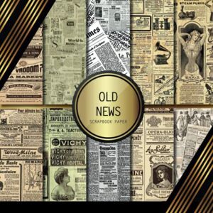 Palomino, Peyton Scrapbook Paper: Old News: Double Sided Craft Paper For Card Making, Origami & DIY Projects Decorative Scrapbooking Paper Pad Palomino, Peyton Scrapbook Paper: Old News: Double Sided Craft Paper For Card Making, Origami & DIY Projects Decorative Scrapbooking Paper Pad