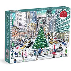 Galison 9780735371989 Michael Storrings Snowfall on Park Avenue Jigsaw Puzzle, Multicoloured, 1000 Pieces Galison 9780735371989 Michael Storrings Snowfall on Park Avenue Jigsaw Puzzle, Multicoloured, 1000 Pieces
