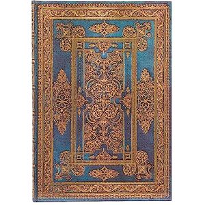 Paperblanks Blue Luxe (Luxe Design) Midi Unlined Hardback Journal (Elastic Band Closure) Paperblanks Blue Luxe (Luxe Design) Midi Unlined Hardback Journal (Elastic Band Closure)