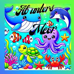 Tegge, Nadine Ab unters Meer: Das große Ausmalbuch für kleine Meeres-Abenteurer – Einfach & süß für Kinder ab 3 Jahren Tegge, Nadine Ab unters Meer: Das große Ausmalbuch für kleine Meeres-Abenteurer – Einfach & süß für Kinder ab 3 Jahren