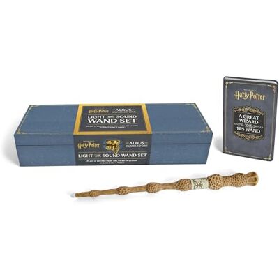 Lemke, Donald Harry Potter: Albus Dumbledore Light and Sound Wand Set: Plays 12 Sounds from the Films Including Dumbledore's Voice! Lemke, Donald Harry Potter: Albus Dumbledore Light and Sound Wand Set: Plays 12 Sounds from the Films Including Dumbledore's Voice!