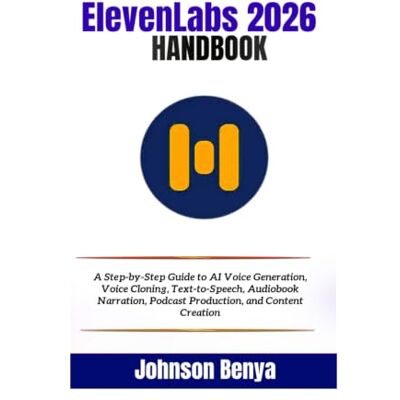 Benya, Johnson ElevenLabs 2026 Handbook: A Step-by-Step Guide to AI Voice Generation, Voice Cloning, Text-to-Speech, Audiobook Narration, Podcast Production, and Content Creation Benya, Johnson ElevenLabs 2026 Handbook: A Step-by-Step Guide to AI Voice Generation, Voice Cloning, Text-to-Speech, Audiobook Narration, Podcast Production, and Content Creation