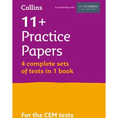 Collins 11+ 11+ Practice Test Papers Bumper Book, inc. Audio Download: for the CEM tests (Letts 11+ Success) ( Practice) (packaging may vary): For the 2026 CEM Tests Collins 11+ 11+ Practice Test Papers Bumper Book, inc. Audio Download: for the CEM tests (Letts 11+ Success) ( Practice) (packaging may vary): For the 2026 CEM Tests