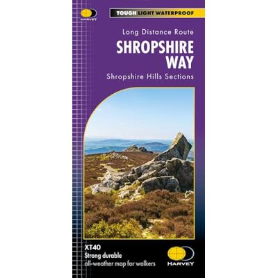 Harvey Maps Shropshire Way XT40 Map Shropshire Hills Sections (Trail map) Harvey Maps Shropshire Way XT40 Map Shropshire Hills Sections (Trail map)