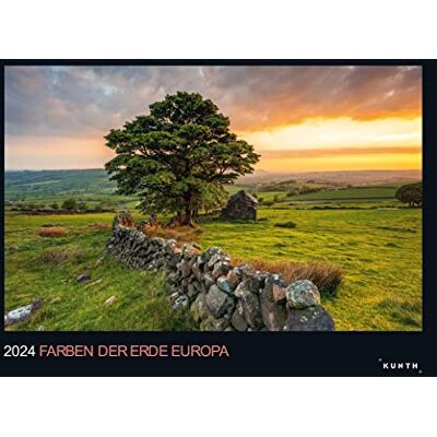 KUNTH Colours of Earth Europe Wall Calendar 2024: High-Quality, Picture-Strong Calendar with Spiral Bound in Large Format ( Wall Calendar Black Edition 60 x 45 cm) KUNTH Colours of Earth Europe Wall Calendar 2024: High-Quality, Picture-Strong Calendar with Spiral Bound in Large Format ( Wall Calendar Black Edition 60 x 45 cm)