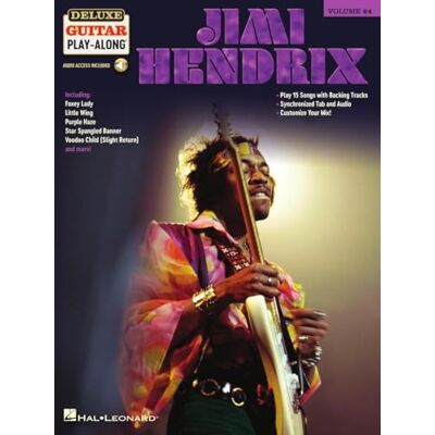 Jimi Hendrix – Deluxe Guitar Play-Along Volume 24 Guitar Tablature Songbook with Online Audio Play Iconic Rock Songs with Customizable Backing Tracks Hal Leonard Music Book Jimi Hendrix – Deluxe Guitar Play-Along Volume 24 Guitar Tablature Songbook with Online Audio Play Iconic Rock Songs with Customizable Backing Tracks Hal Leonard Music Book