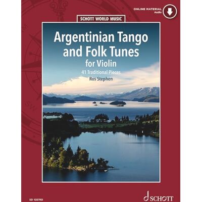 Ros Stephen Argentinian Tango and Folk Tunes for Violin 41 pieces including tangos, milongas, chamames, zambas and chacareras Violin Sheet Music with Audio ... Music (ED 13379D): 41 Traditional Pieces Ros Stephen Argentinian Tango and Folk Tunes for Violin 41 pieces including tangos, milongas, chamames, zambas and chacareras Violin Sheet Music with Audio ... Music (ED 13379D): 41 Traditional Pieces