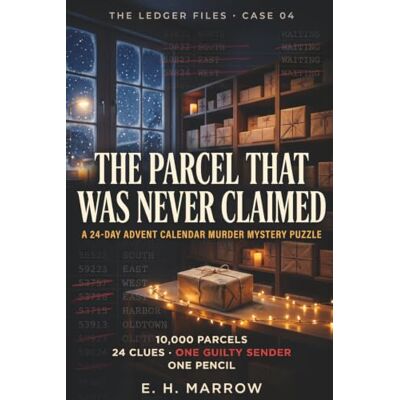 MARROW, E.H. The Parcel That Was Never Claimed: A 24-Day Advent Calendar Murder Mystery Puzzle — 10,000 Parcels, 24 Clues, One Guilty Sender A Christmas Logic & ... Game for Adults (The Ledger Files, Case 04) MARROW, E.H. The Parcel That Was Never Claimed: A 24-Day Advent Calendar Murder Mystery Puzzle — 10,000 Parcels, 24 Clues, One Guilty Sender A Christmas Logic & ... Game for Adults (The Ledger Files, Case 04)