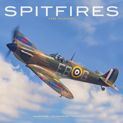 Avonside Publishing Ltd Spitfires 2025 Square Wall Calendar Aircraft, Transport, History Calendar ENGLISH EDITION Avonside Publishing Ltd Spitfires 2025 Square Wall Calendar Aircraft, Transport, History Calendar ENGLISH EDITION
