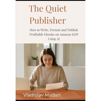 Madan, Vladislav The Quiet Publisher: How to Write, Format and Publish Profitable Ebooks on Amazon KDP Using AI — Without a Platform, a Budget, or Showing Your Face (Quiet Income Series) Madan, Vladislav The Quiet Publisher: How to Write, Format and Publish Profitable Ebooks on Amazon KDP Using AI — Without a Platform, a Budget, or Showing Your Face (Quiet Income Series)