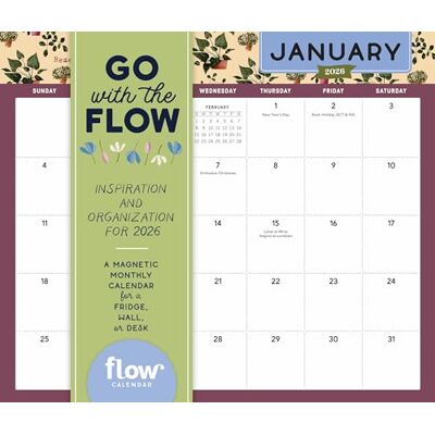 magazine, Editors of Flow Go with the Flow: Inspiration and Organization for 2026 magazine, Editors of Flow Go with the Flow: Inspiration and Organization for 2026