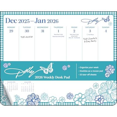 Andrews McMeel Publishing Dolly Parton 2026 Weekly Desk Pad Calendar Andrews McMeel Publishing Dolly Parton 2026 Weekly Desk Pad Calendar
