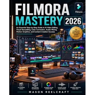 Reelcraft, Mason Filmora Mastery 2026: An Essential Step-by-Step Guide to AI Video Editing, Visual Storytelling, Color Correction, Audio Mixing, Motion Graphics, and Content Creation Success Reelcraft, Mason Filmora Mastery 2026: An Essential Step-by-Step Guide to AI Video Editing, Visual Storytelling, Color Correction, Audio Mixing, Motion Graphics, and Content Creation Success