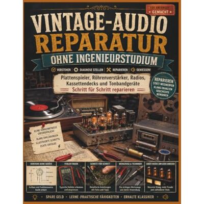 Hamber, Lot Vintage-Audio Reparatur Ohne Ingenieurstudium: Plattenspieler, Röhrenverstärker, Radios, Kassettendecks und Tonbandgeräte Schritt für Schritt reparieren Hamber, Lot Vintage-Audio Reparatur Ohne Ingenieurstudium: Plattenspieler, Röhrenverstärker, Radios, Kassettendecks und Tonbandgeräte Schritt für Schritt reparieren