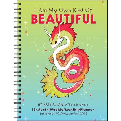 Allan, Kate I Am My Own Kind of Beautiful 16-Month 2025-2026 Weekly/Monthly Planner Calendar Allan, Kate I Am My Own Kind of Beautiful 16-Month 2025-2026 Weekly/Monthly Planner Calendar