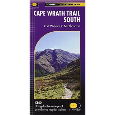 Harvey Map Services Ltd Cape Wrath Trail South XT40: Route Map: Fort William to Srathcarron (Trail Map XT40) Harvey Map Services Ltd Cape Wrath Trail South XT40: Route Map: Fort William to Srathcarron (Trail Map XT40)