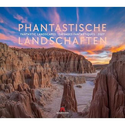Ackermann Kunstverlag GmbH Phantastische Landschaften Kalender 2027: Bildgewaltiger Natur-Kalender im großen Querformat (54x48 cm) Beeindruckende Landschaften aus aller Welt Ackermann Kunstverlag GmbH Phantastische Landschaften Kalender 2027: Bildgewaltiger Natur-Kalender im großen Querformat (54x48 cm) Beeindruckende Landschaften aus aller Welt