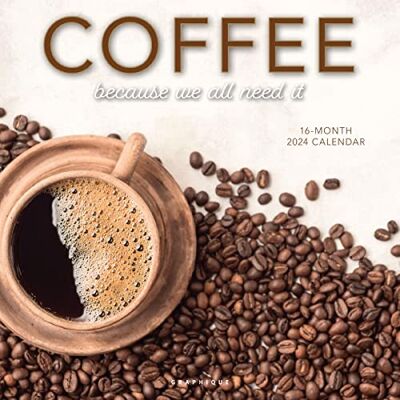 Graphique 2024 Coffee Wall Calendar 12” x 12” Thick Paper Home & Office Organizer Large Monthly Grid 3 Languages & Marked Holidays 4 Month Preview Page for 2025 Graphique 2024 Coffee Wall Calendar 12” x 12” Thick Paper Home & Office Organizer Large Monthly Grid 3 Languages & Marked Holidays 4 Month Preview Page for 2025