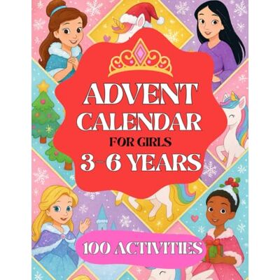Virginia Onana Advent Calendar Girls: 3-6 Years. 24 Days and 100 Activities to Enjoy While Waiting for Christmas. A Perfect Gift for Girls, Daughters, or Granddaughters. Coloring Book, Quizzes, Games, and Much More. Virginia Onana Advent Calendar Girls: 3-6 Years. 24 Days and 100 Activities to Enjoy While Waiting for Christmas. A Perfect Gift for Girls, Daughters, or Granddaughters. Coloring Book, Quizzes, Games, and Much More.