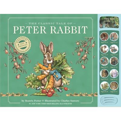 Potter, Beatrix The Classic Tale of Peter Rabbit: A Press and Play Storybook (Charles Santore Children's Classics) Potter, Beatrix The Classic Tale of Peter Rabbit: A Press and Play Storybook (Charles Santore Children's Classics)