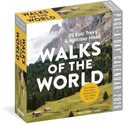 Johnston, Gail Perry Walks of the World Page-A-Day® Calendar 2026: 25 Epic Treks and Multiday Hikes Johnston, Gail Perry Walks of the World Page-A-Day® Calendar 2026: 25 Epic Treks and Multiday Hikes