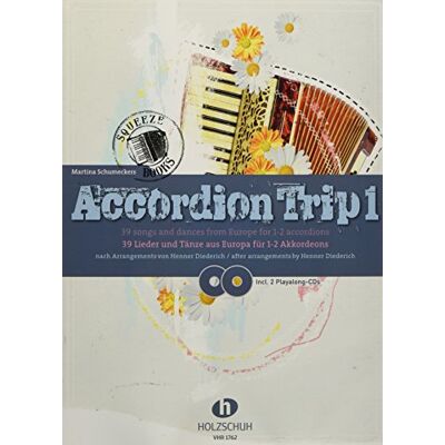 Accordion Trip 1: 39 Lieder und Tänze aus Europa für 1-2 Akkordeons. Mit Download-Codes für Audios. Accordion Trip 1: 39 Lieder und Tänze aus Europa für 1-2 Akkordeons. Mit Download-Codes für Audios.
