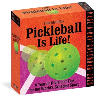 McHugh, Erin Pickleball Is Life! Page-A-Day® Calendar 2026 McHugh, Erin Pickleball Is Life! Page-A-Day® Calendar 2026