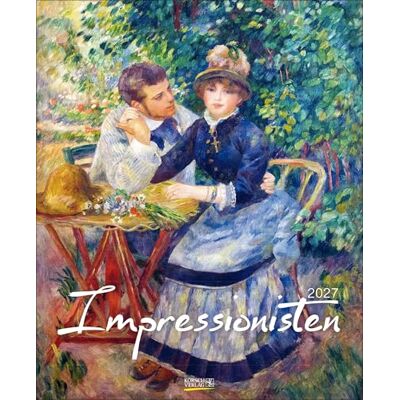 Impressionisten 2027: Kunstkalender mit Werken aus dem Impressionismus. Wandkalender mit Meisterwerken der Epoche. Format: 36 x 44 cm. Impressionisten 2027: Kunstkalender mit Werken aus dem Impressionismus. Wandkalender mit Meisterwerken der Epoche. Format: 36 x 44 cm.