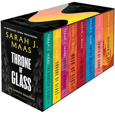 Sarah J. Maas Throne of Glass Box Set (Paperback): The complete series in paperback from the author of ACOTAR Sarah J. Maas Throne of Glass Box Set (Paperback): The complete series in paperback from the author of ACOTAR