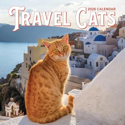 Publishing, Workman Travel Cats Wall Calendar 2026 Publishing, Workman Travel Cats Wall Calendar 2026