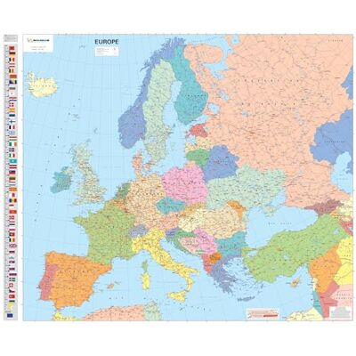 Michelin Europe Political rolled & tubed wall map Encapsulated: Wall Map ( Wall Maps) Michelin Europe Political rolled & tubed wall map Encapsulated: Wall Map ( Wall Maps)