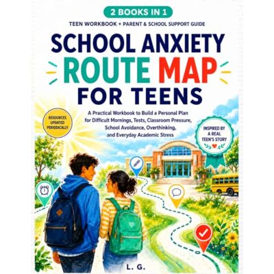 L. G. School Anxiety Route Map for Teens: A Practical Workbook to Build a Personal Plan for Difficult Mornings, Tests, Classroom Pressure, School Avoidance, Overthinking, and Everyday Academic Stress L. G. School Anxiety Route Map for Teens: A Practical Workbook to Build a Personal Plan for Difficult Mornings, Tests, Classroom Pressure, School Avoidance, Overthinking, and Everyday Academic Stress