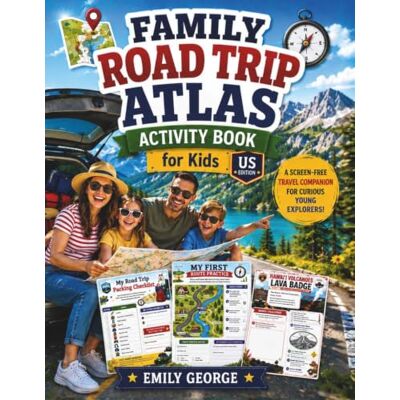 Emily George Family Road Trip Atlas Activity Book for Kids USA Edition: Route Maps, State Bingo, License Plate Games, National Park Badges, Drawing Prompts, ... Activities for Ages 6–10 Emily George Family Road Trip Atlas Activity Book for Kids USA Edition: Route Maps, State Bingo, License Plate Games, National Park Badges, Drawing Prompts, ... Activities for Ages 6–10