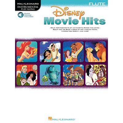 Various Disney Movie Hits For Flute Book + Audio access included Various Disney Movie Hits For Flute Book + Audio access included