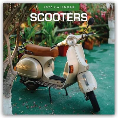 Red Robin Scooters 2026 Square Wall Calendar Red Robin Scooters 2026 Square Wall Calendar