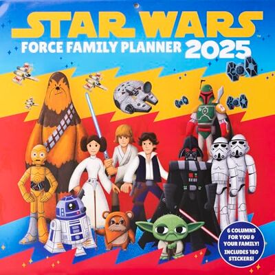 Pyramid International 16 Months Star Wars 2025 30x30 Family Planner Calendar 150gsm Pyramid International 16 Months Star Wars 2025 30x30 Family Planner Calendar 150gsm